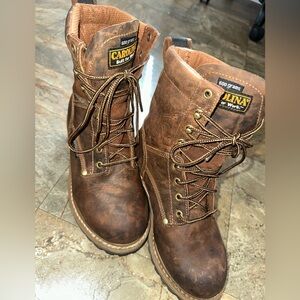 Carolina waterproof Brown Leather Boots